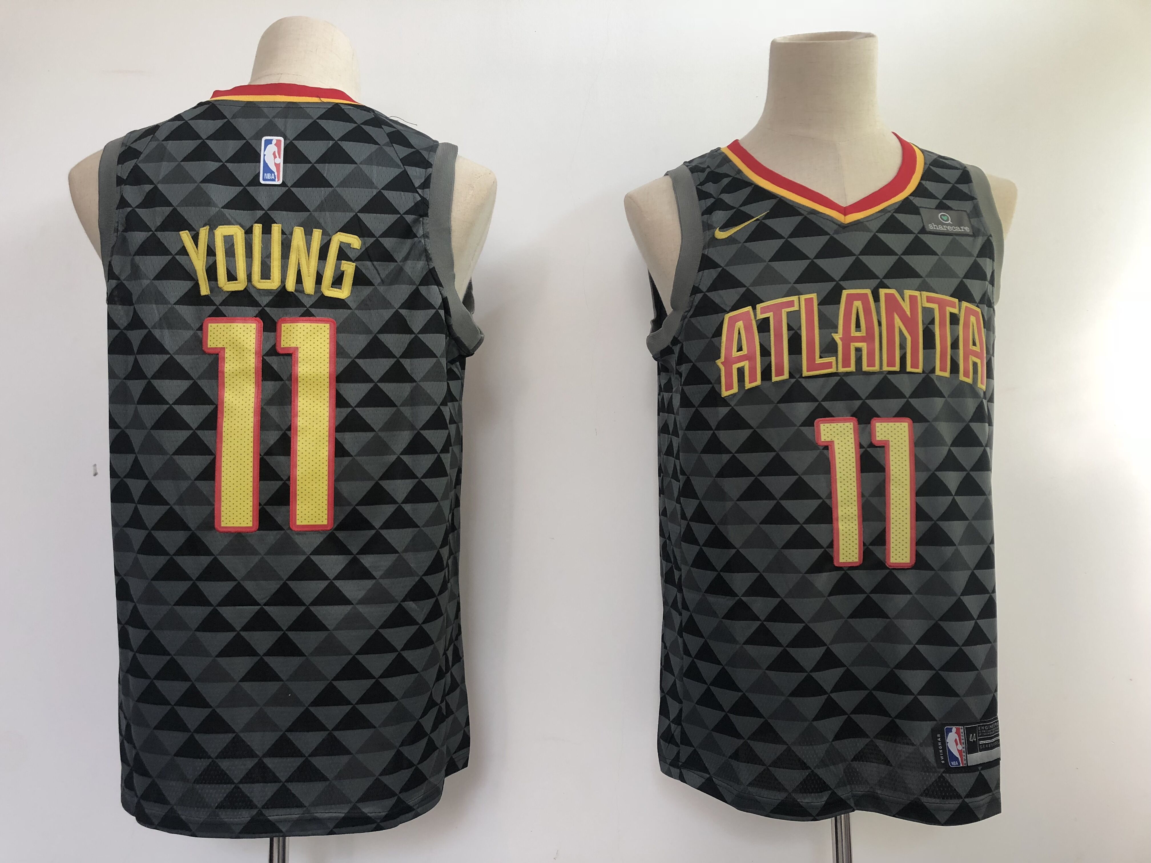 Men Atlanta Hawks 11 Young black game Nike NBA Jerseys